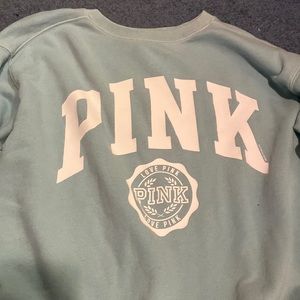 Baby blue PINK crewneck sweatshirt